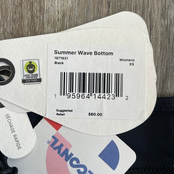 NWT Prana Summer Wave Bottom in Black - Size: XS - Picture 5 of 10